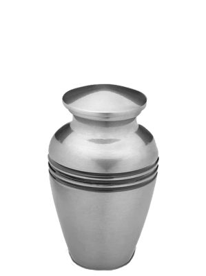 Vase gris 3 lignes noires